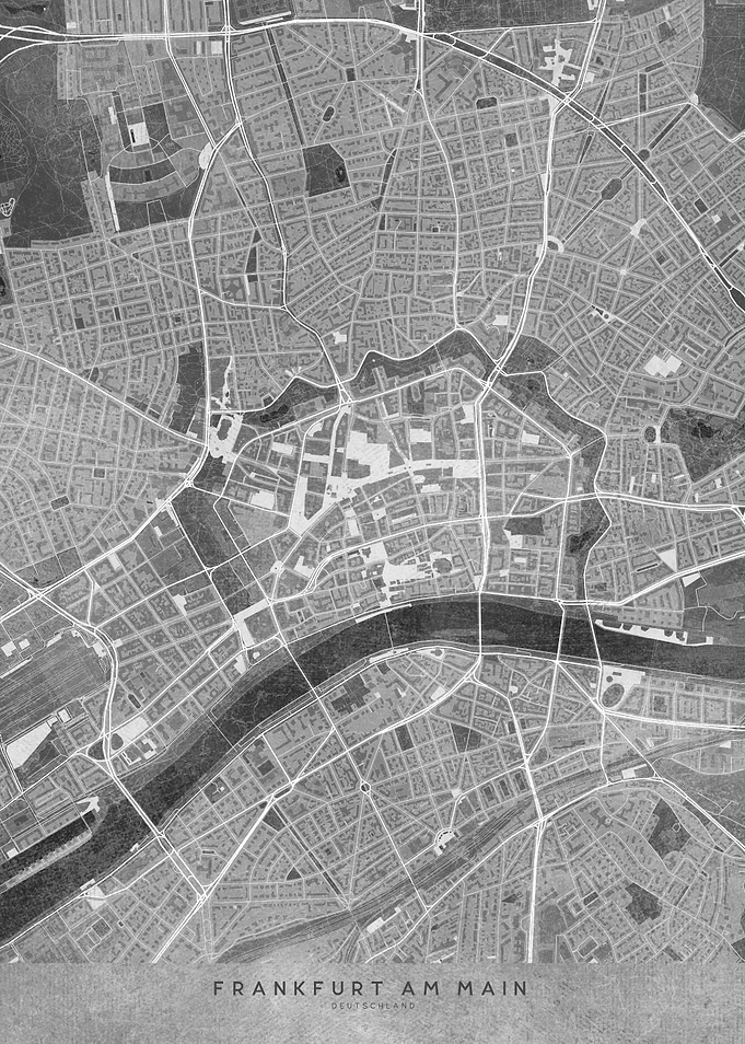 Map of Frankfurt center I