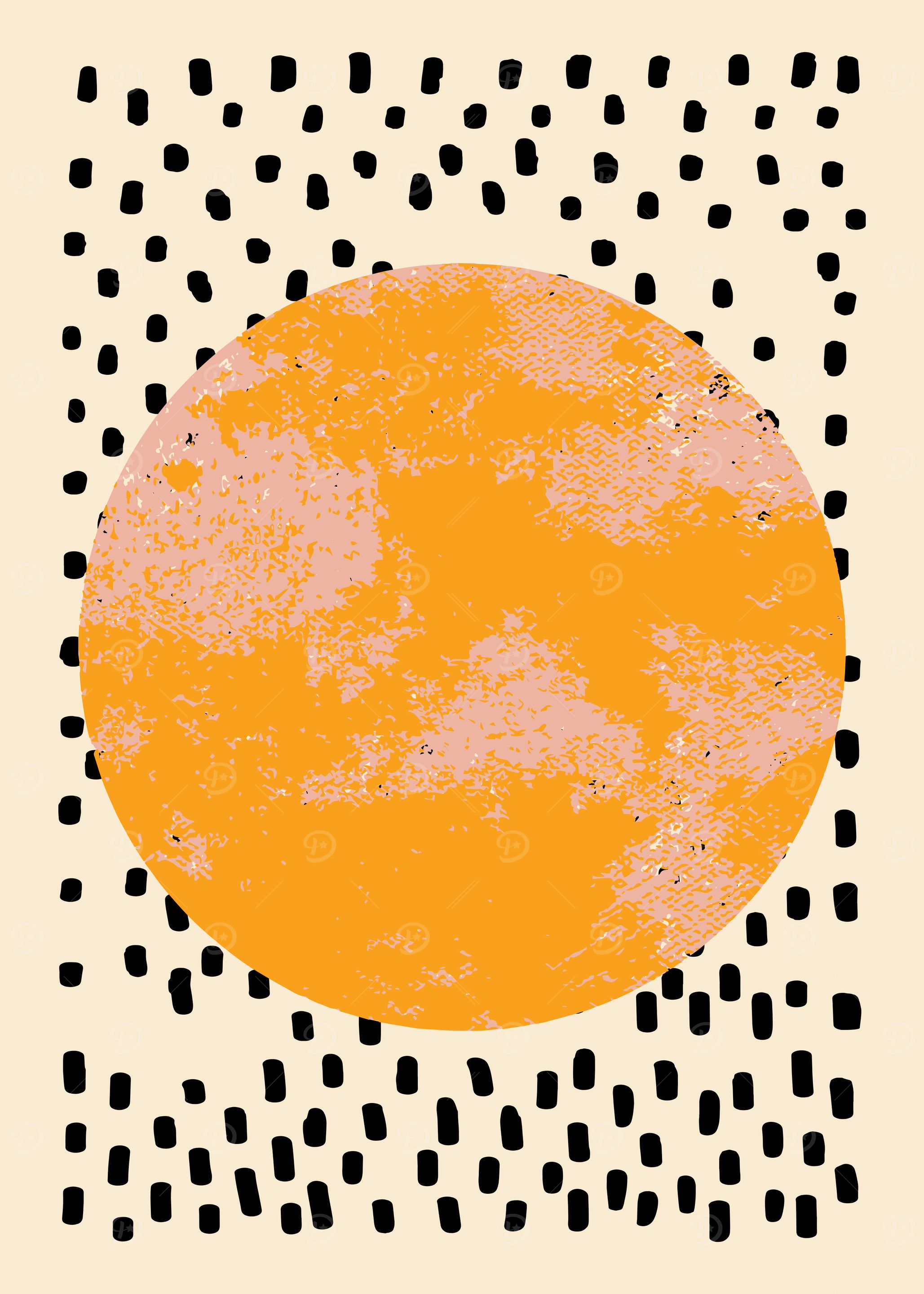 Abstract Bauhaus Sun