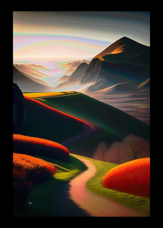 Mountains With Pathway