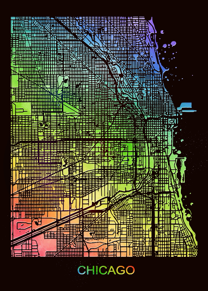 Chicago City Street Map