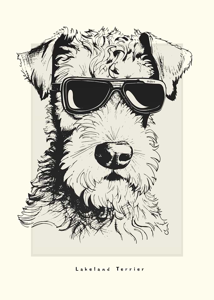 Lakeland Terrier Sketch