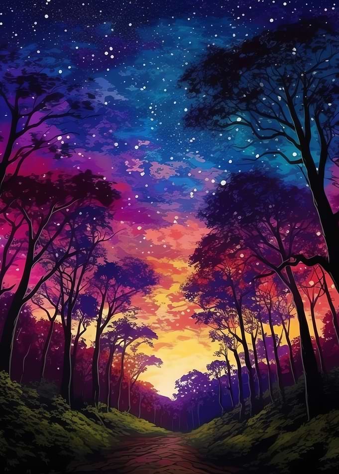 Afternoon to The Night Sky