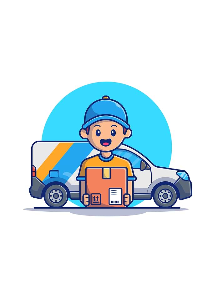 Courier Shipping Package