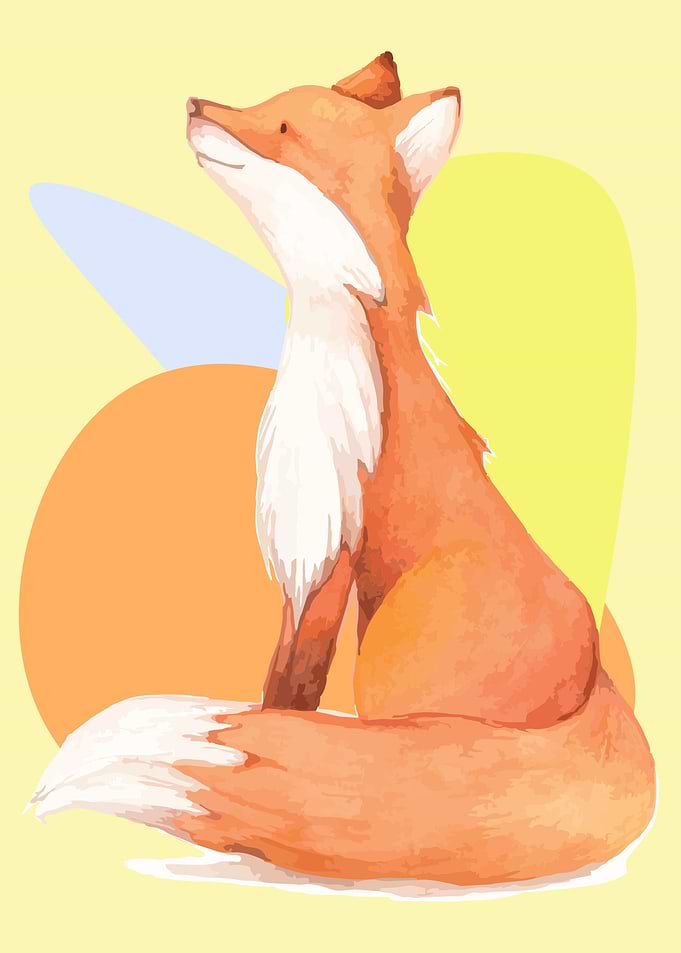 Abstract animal full color