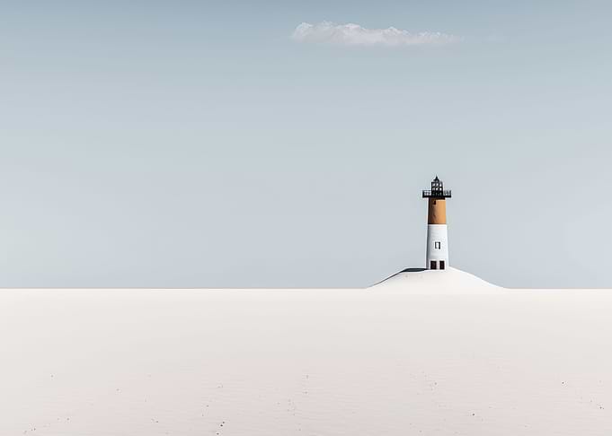 Beach And Lighthouse