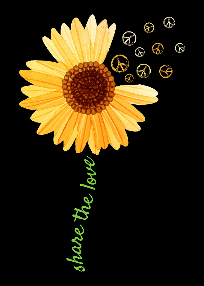 Hippie Sunflower