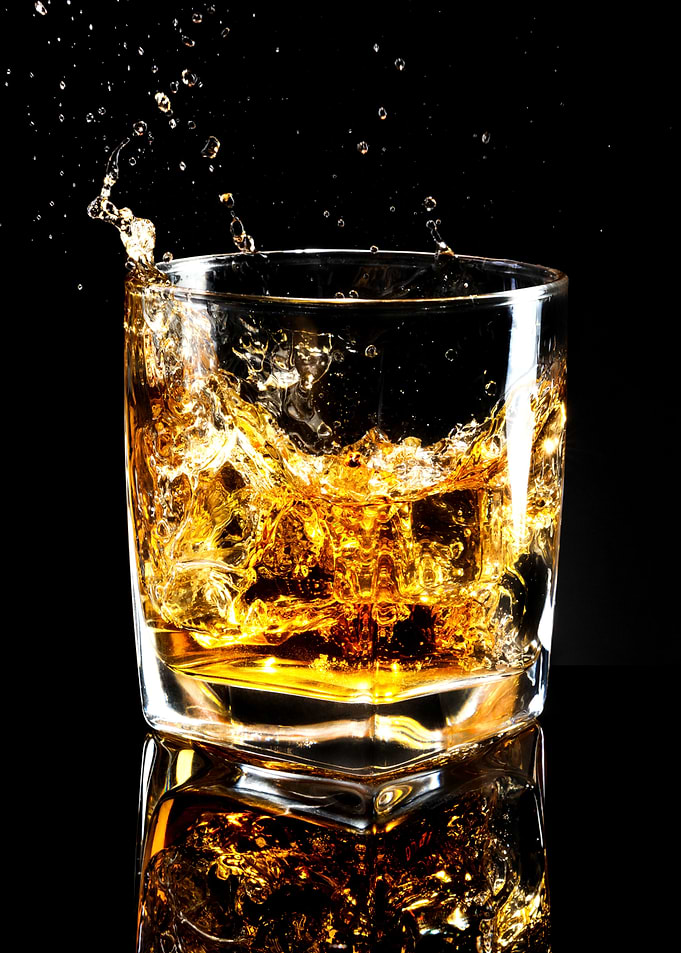 Whiskey alcohol