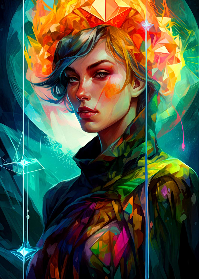 Colorful Woman