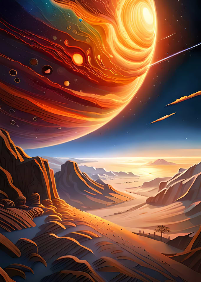 A planet from beyond