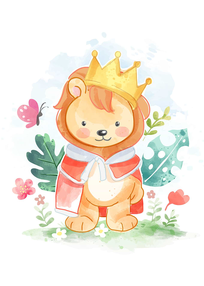 Cute little lion