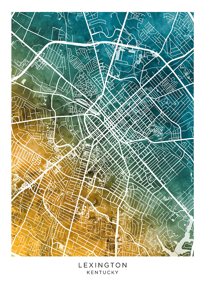 Lexington Kentucky Map