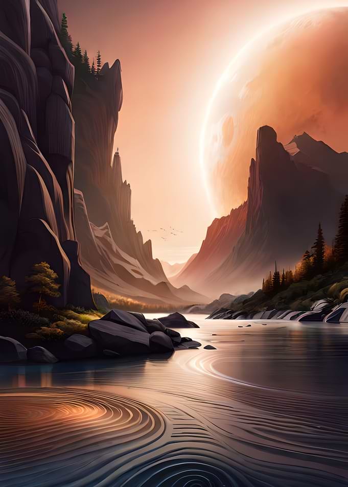 A planet from beyond