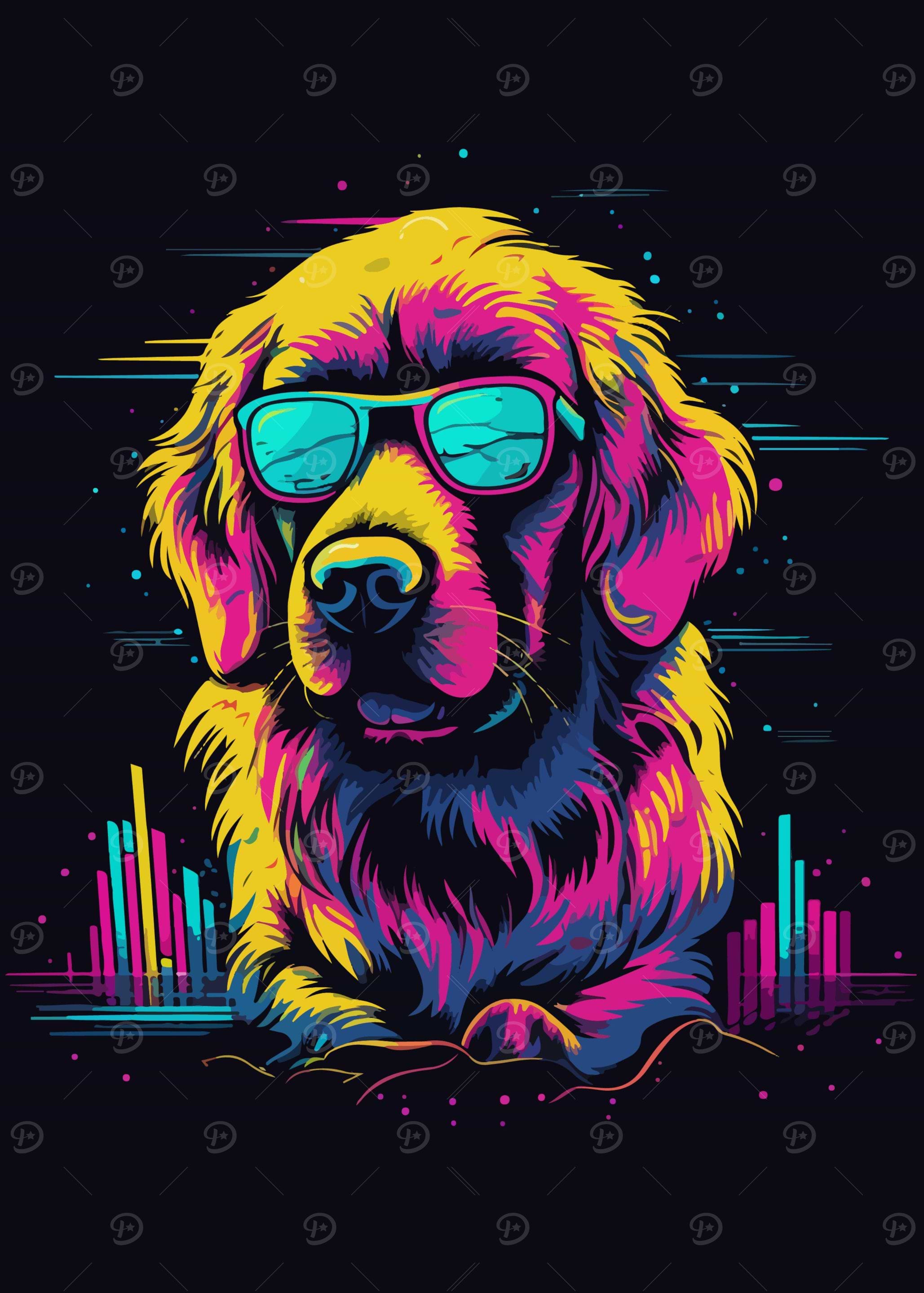 The Chill Mob Dog Poster