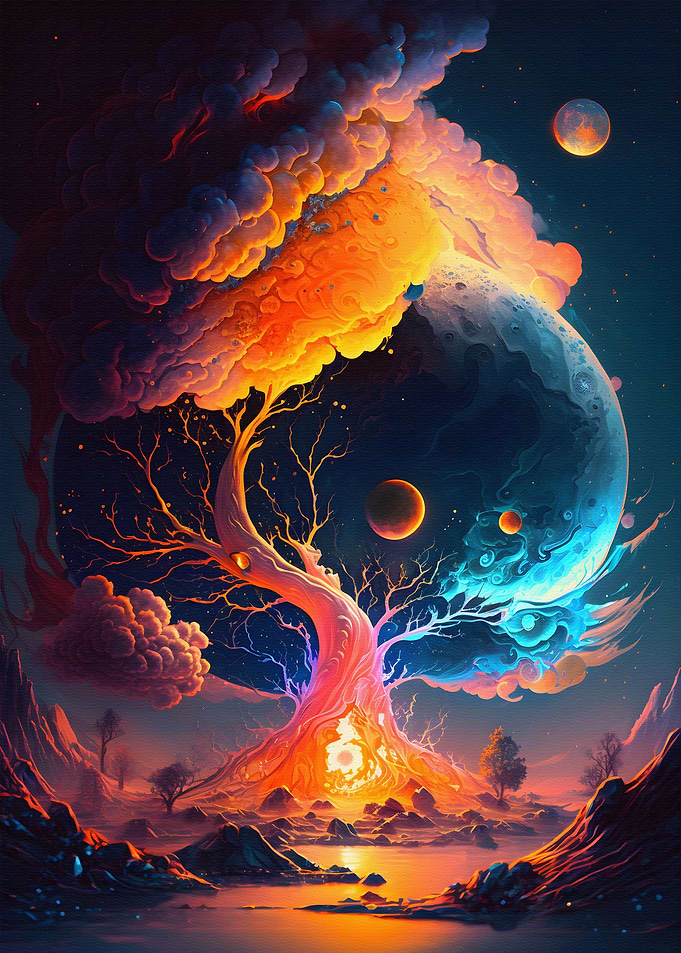 Cartoon galaxy