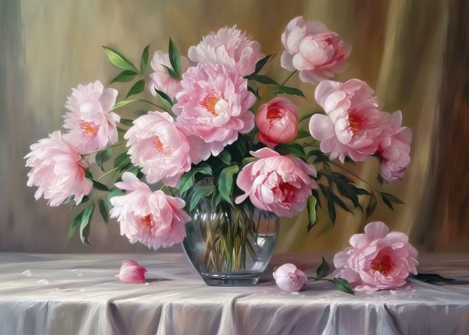 Peony bouquet