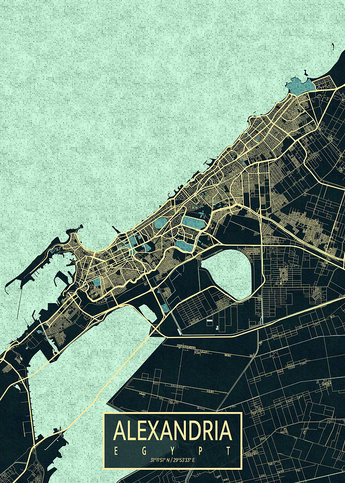 Alexandria City Map Summer