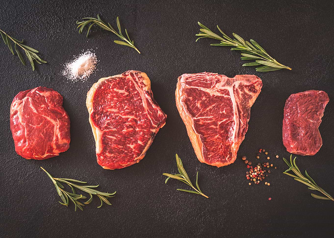 Variety of beef