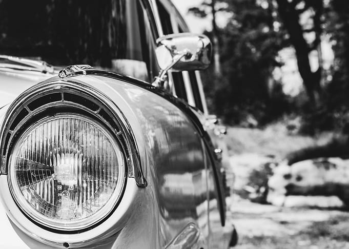 Black White Car