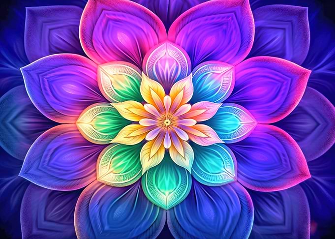 Electric Flower Mandala