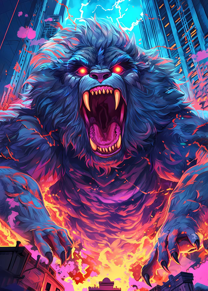 Giant Blue Gorilla