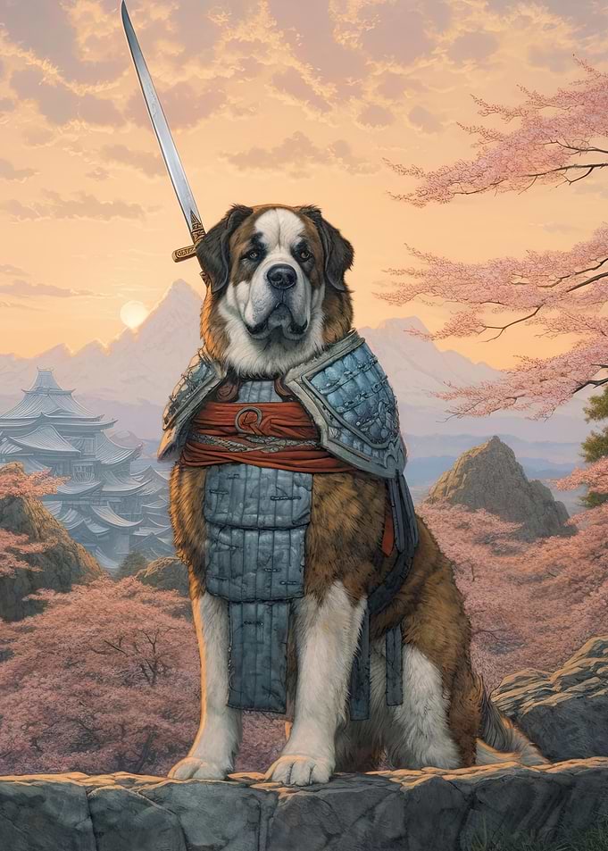 Saint Bernard The Samurai