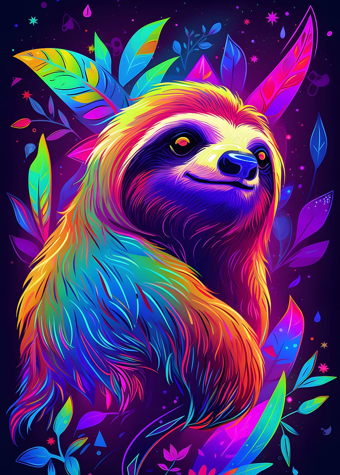 Neon Sloth