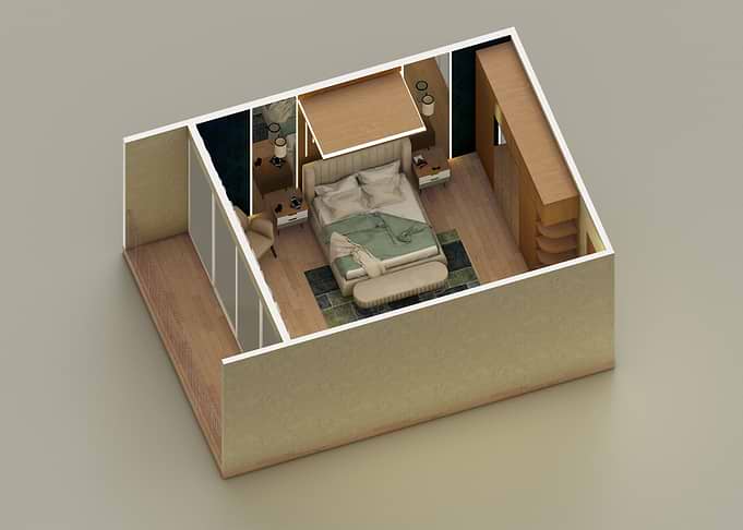 Contemporary style Bedroom