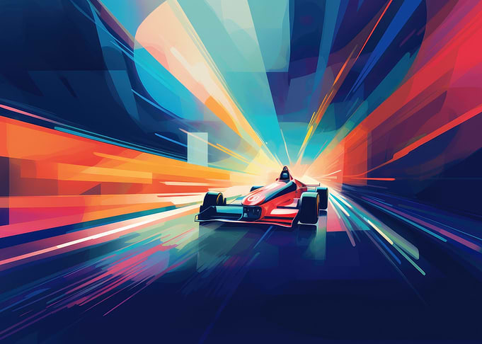 The F1 Car at The Front