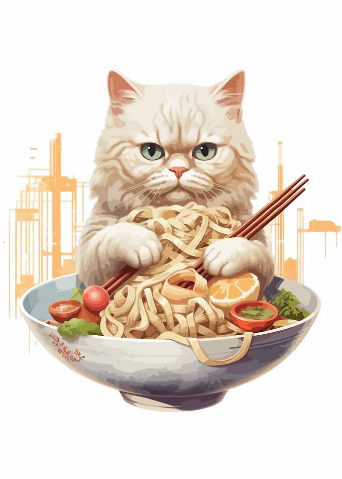 cat japan ramen
