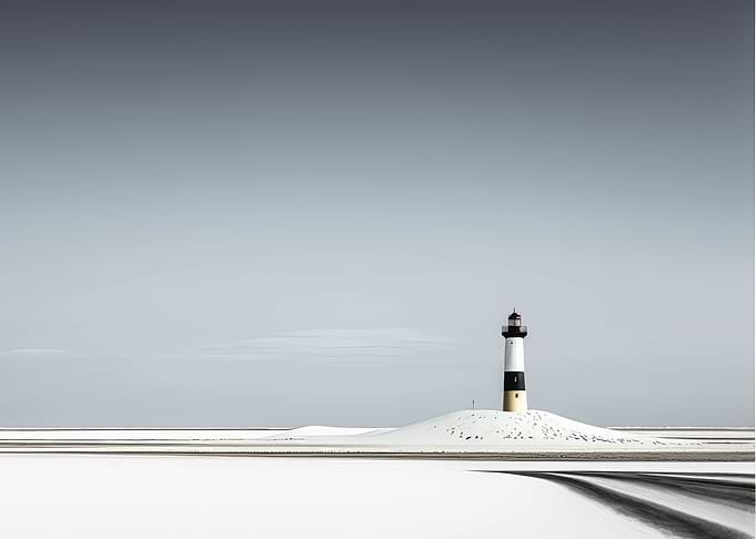 Beach And Lighthouse