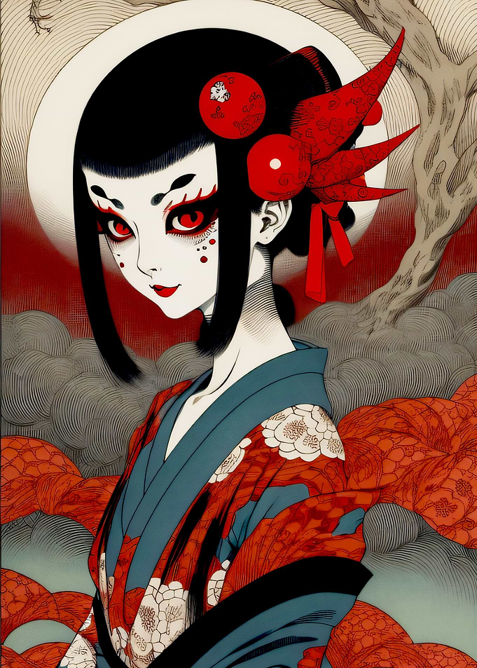Portrait of a cute girl