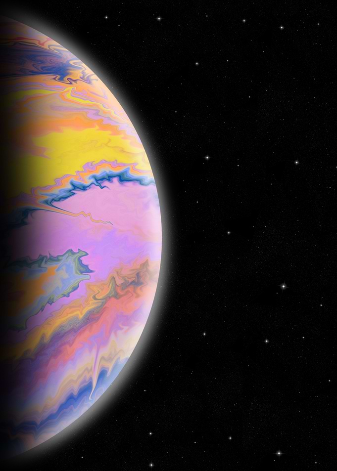 Pin Striped Planet