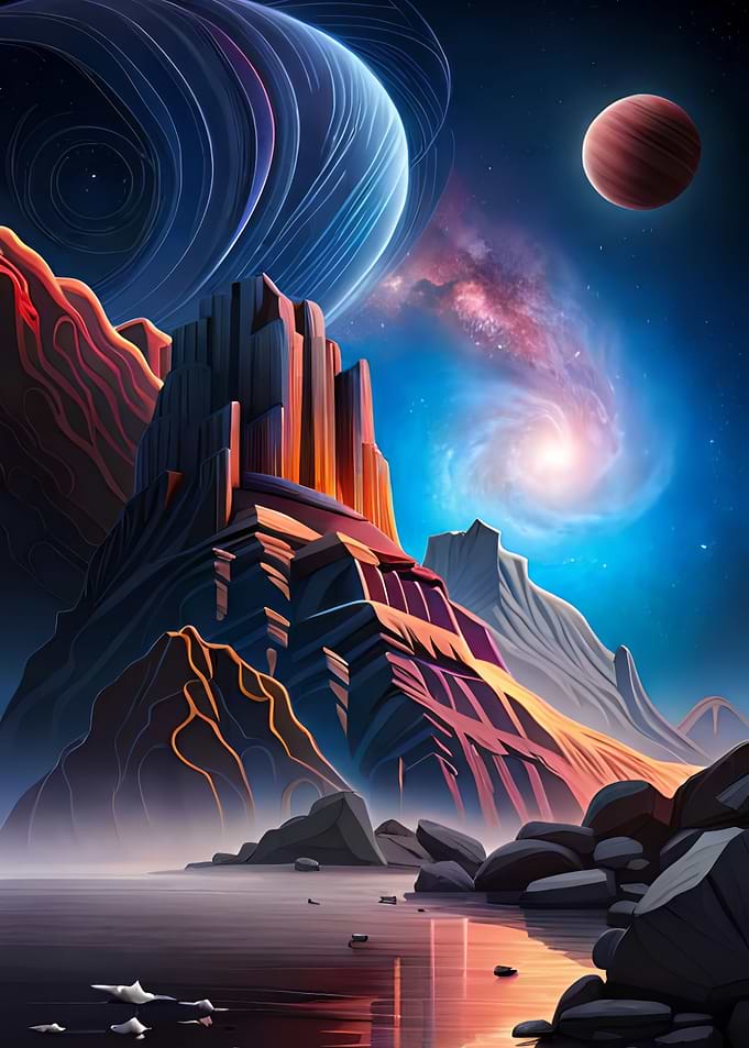 A planet from beyond