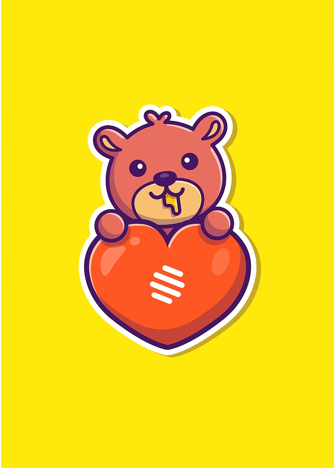 Honey Bear Cartoon