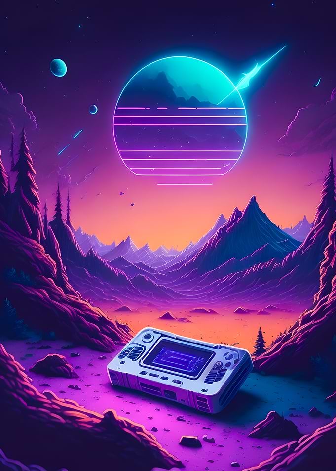 Retro Gaming Poster