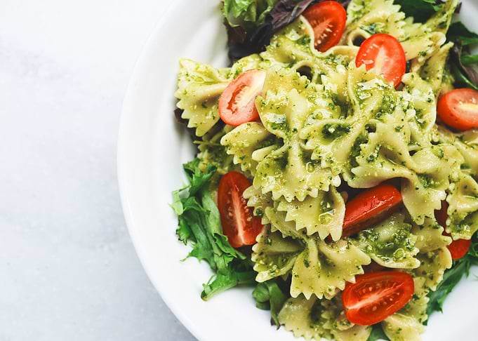 pasta with herbs