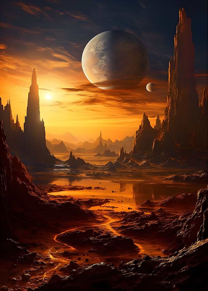 Mountains in Planets