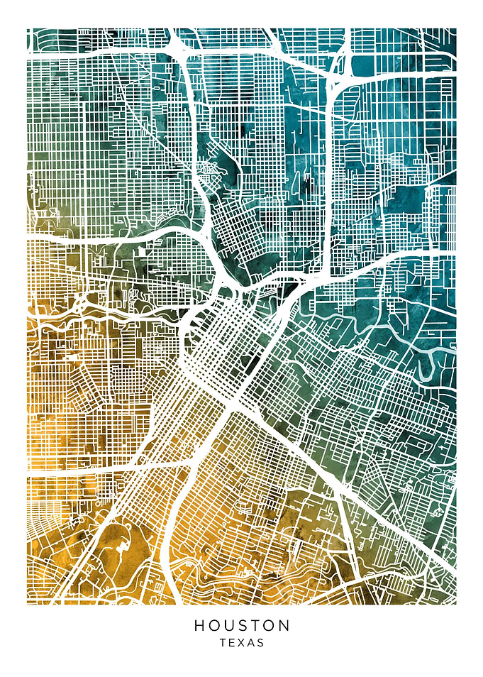 Houston Texas Map