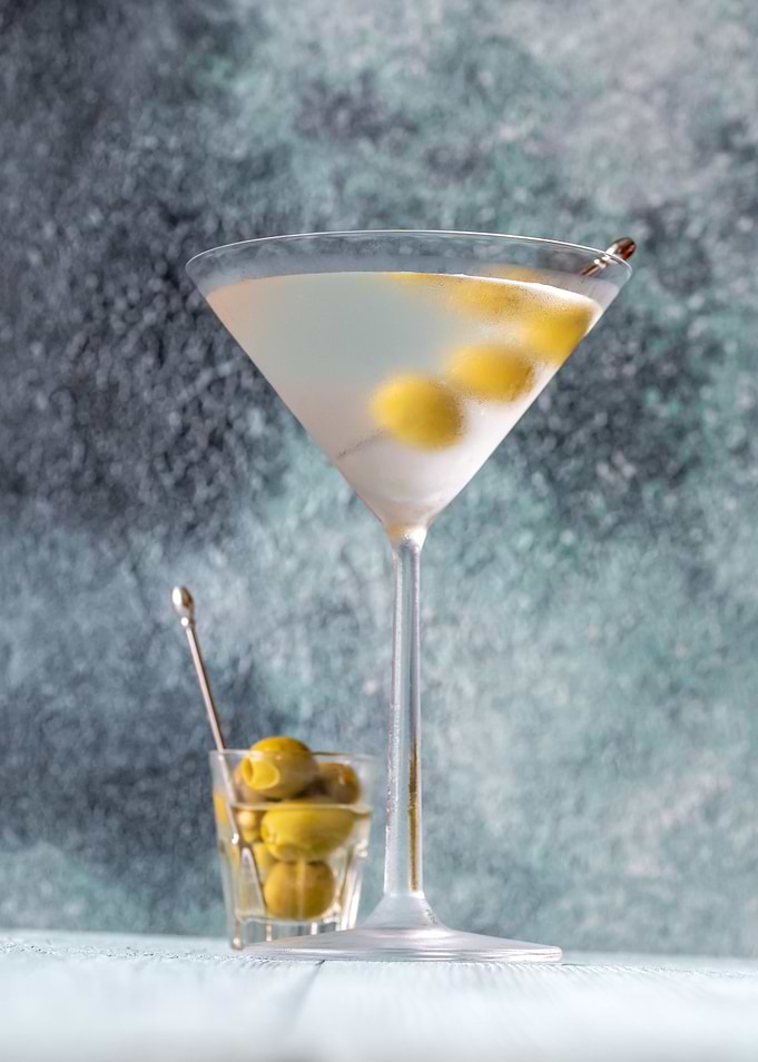 Glass of Dry Martini