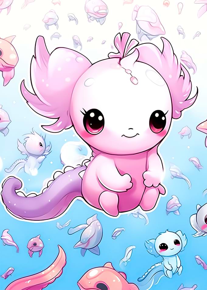 Axolotl animal fantasy