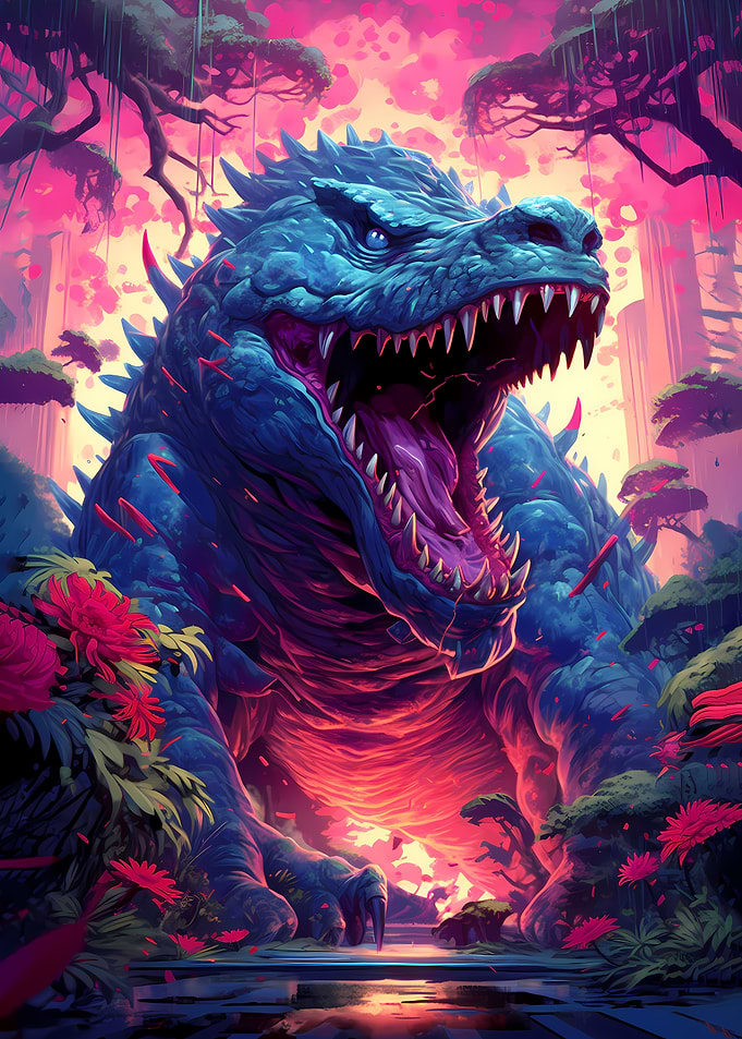 Ancient Alligator Monster
