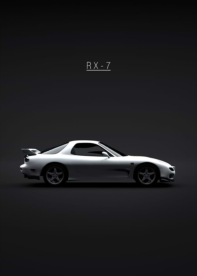 Mazda RX7 1999 White