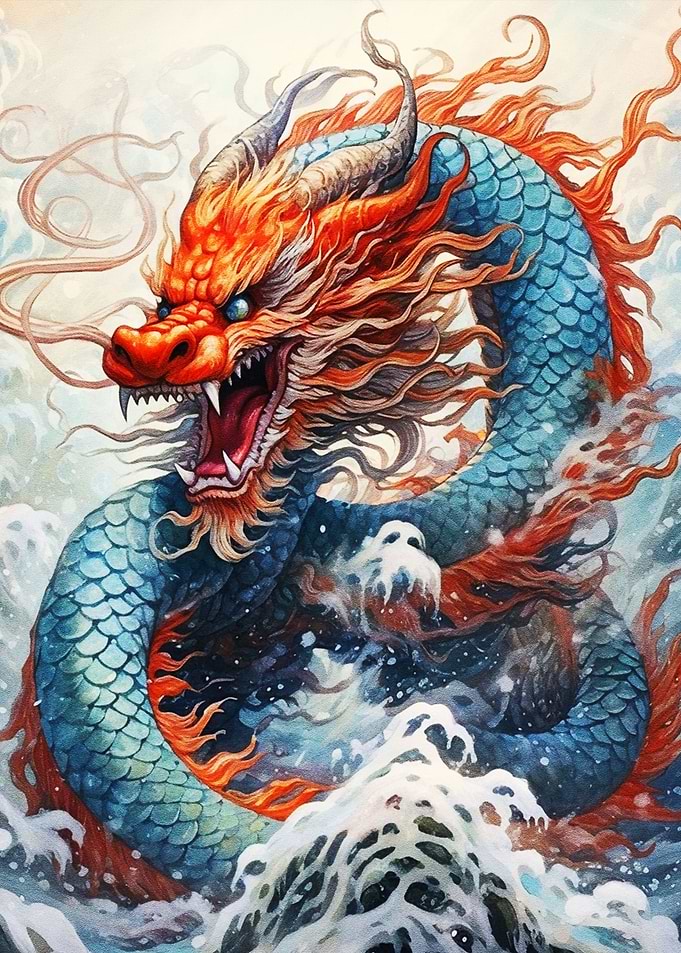 Abstract dragon
