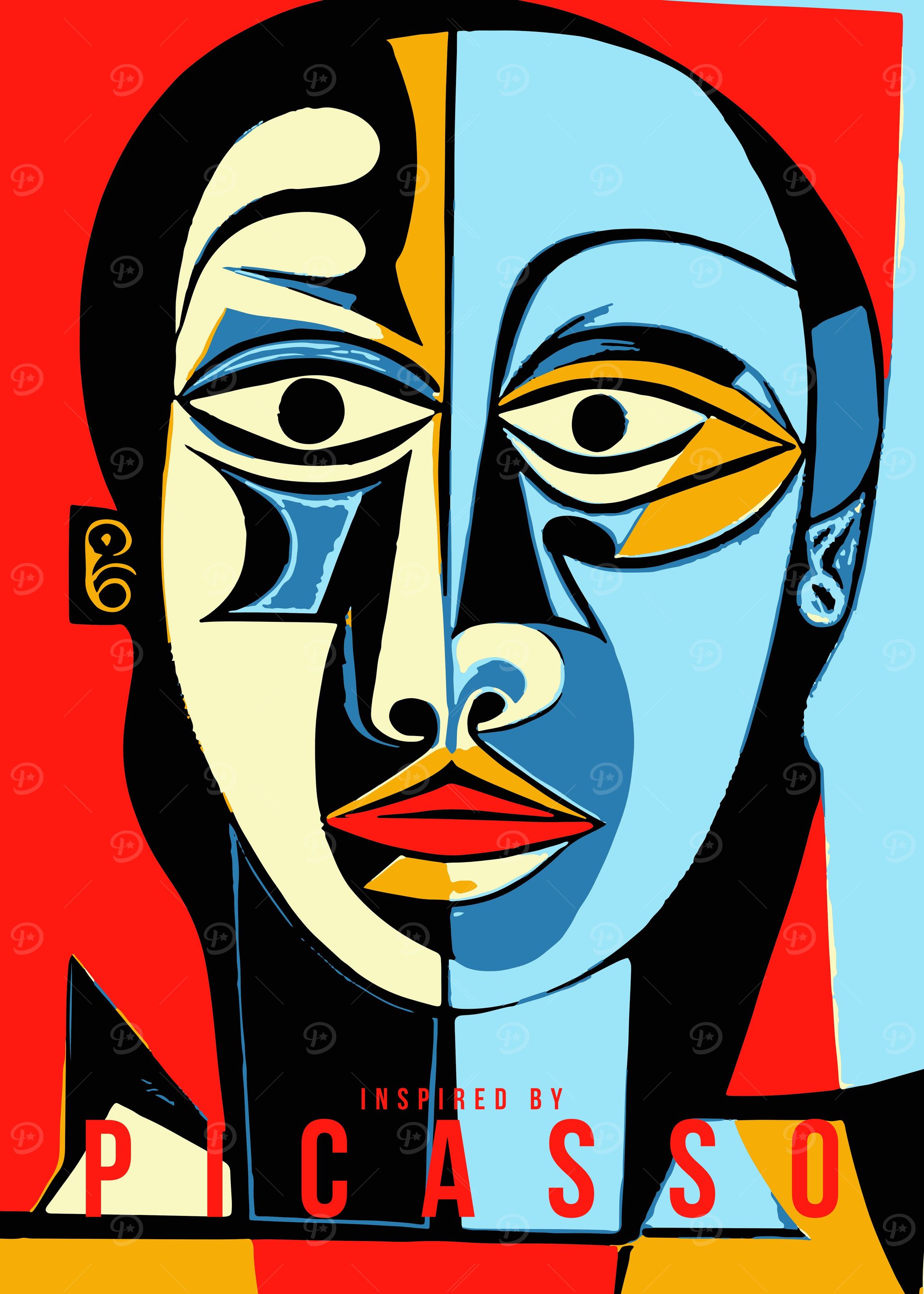 Picasso Inspired Woman