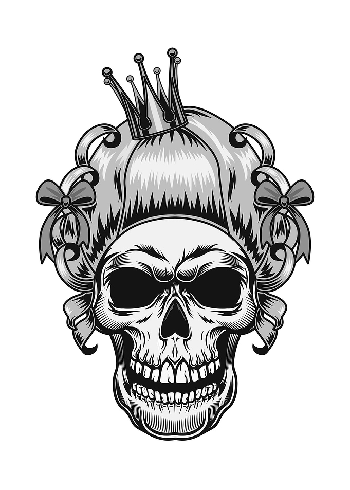 Skull woman