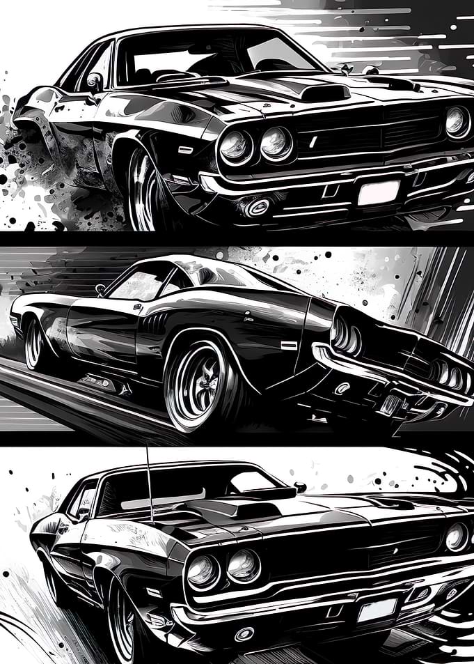 Trending Retro Racing Car