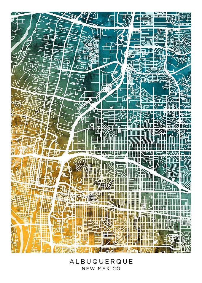 Albuquerque New Mexico Map