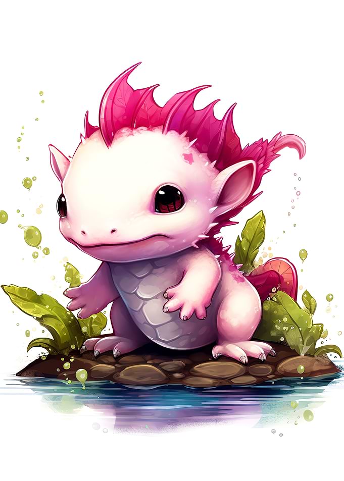 Axolotl animal fantasy