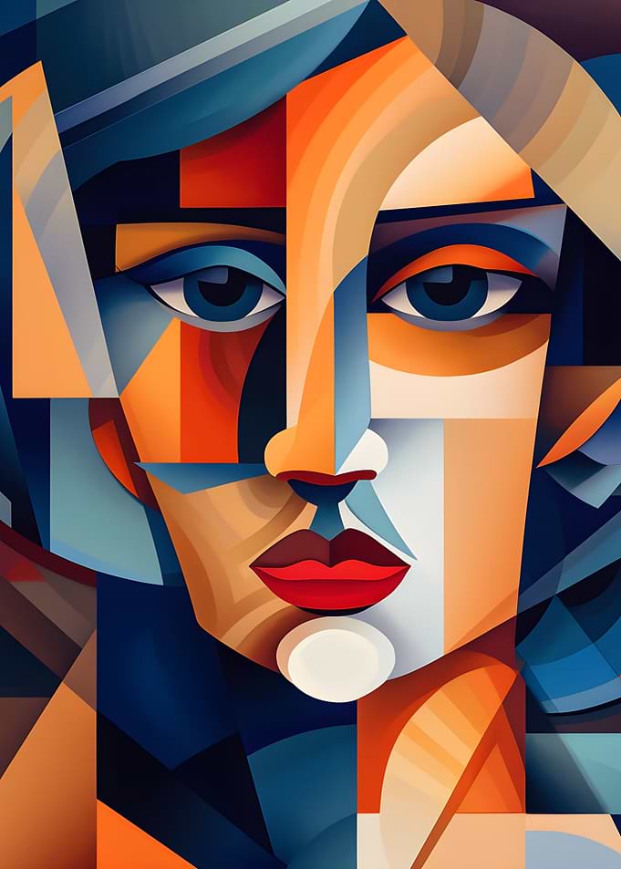 Cubism wall art
