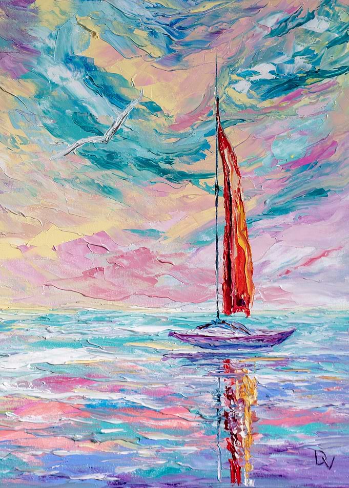 Scarlet sail